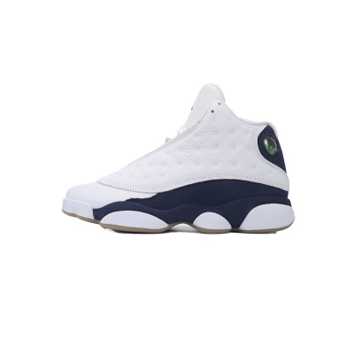 Air Jordan 13 Blanc et bleu foncé 01