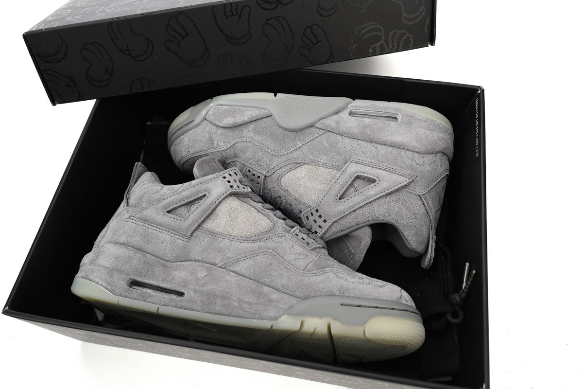 Air Jordan 4 KAWS Grey Cool Grey Suede 930155 003