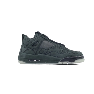 Air Jordan 4 KAWS Black Black Anthracite Suede 930155 001 02