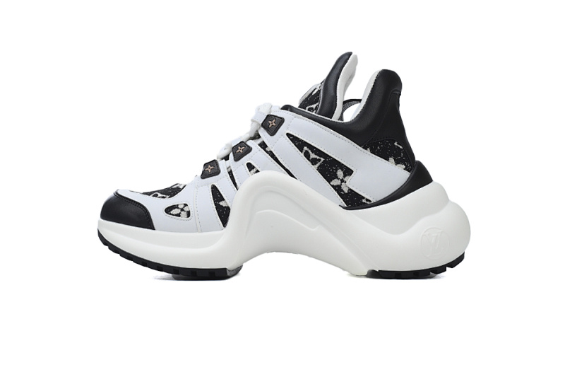 Louis Vuitton LV Archlight Black White Monogram Sneakers