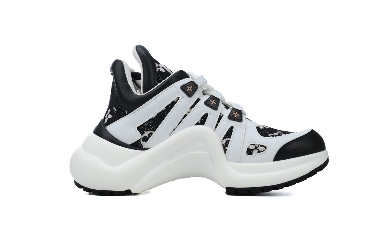 Louis Vuitton LV Archlight Black White Monogram Sneakers