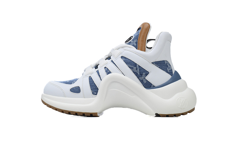 Louis Vuitton LV Archlight 2.0 White Blue Denim Monogram