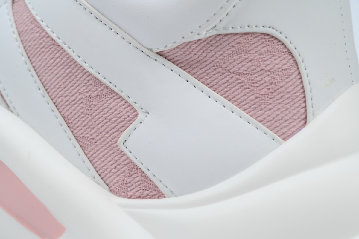 Louis Vuitton LV Archlight Pink White Mesh Leather Sneaker