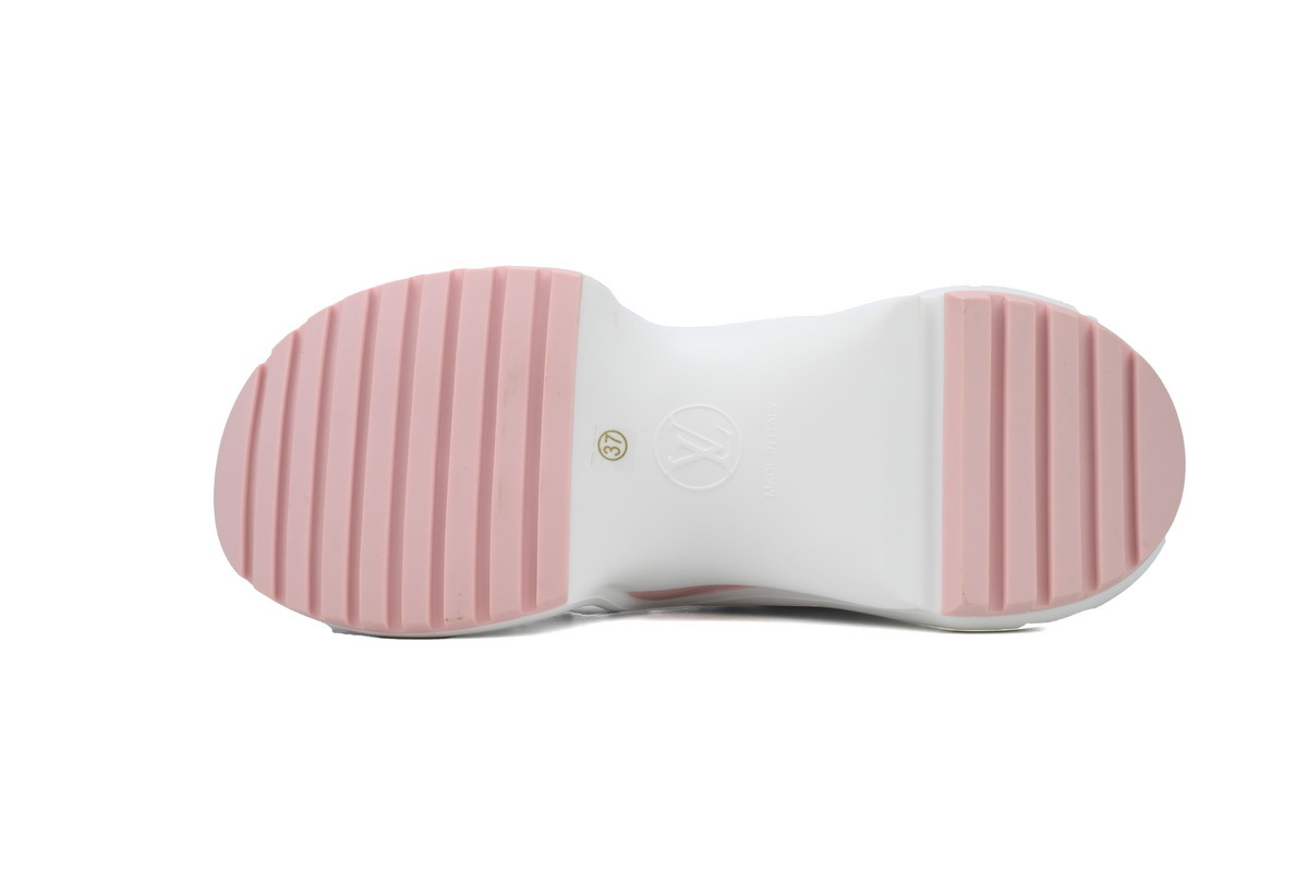 Louis Vuitton LV Archlight Pink White Mesh Leather Sneaker