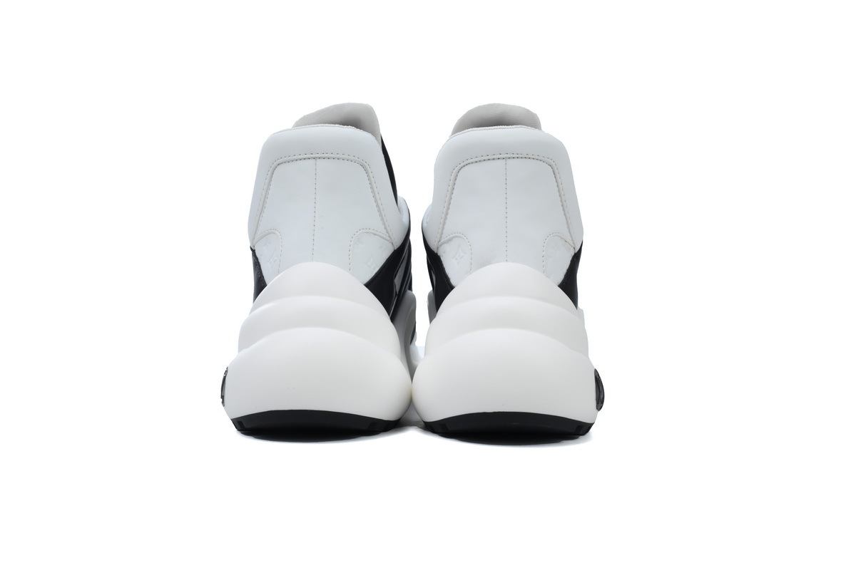 Louis Vuitton LV Archlight White Black Charm Sneakers