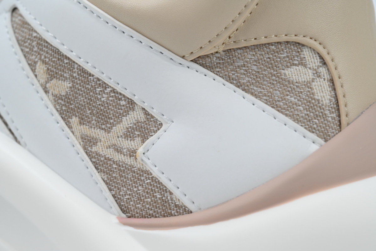 Louis Vuitton LV Archlight Beige White Monogram Sneakers