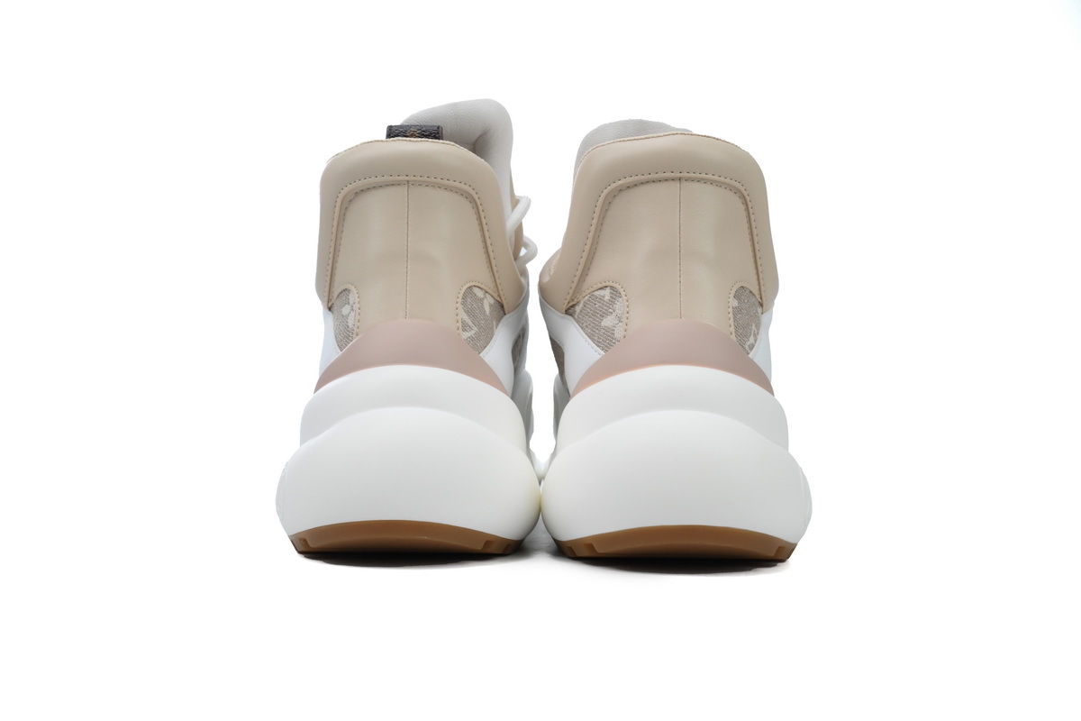 Louis Vuitton LV Archlight Beige White Monogram Sneakers