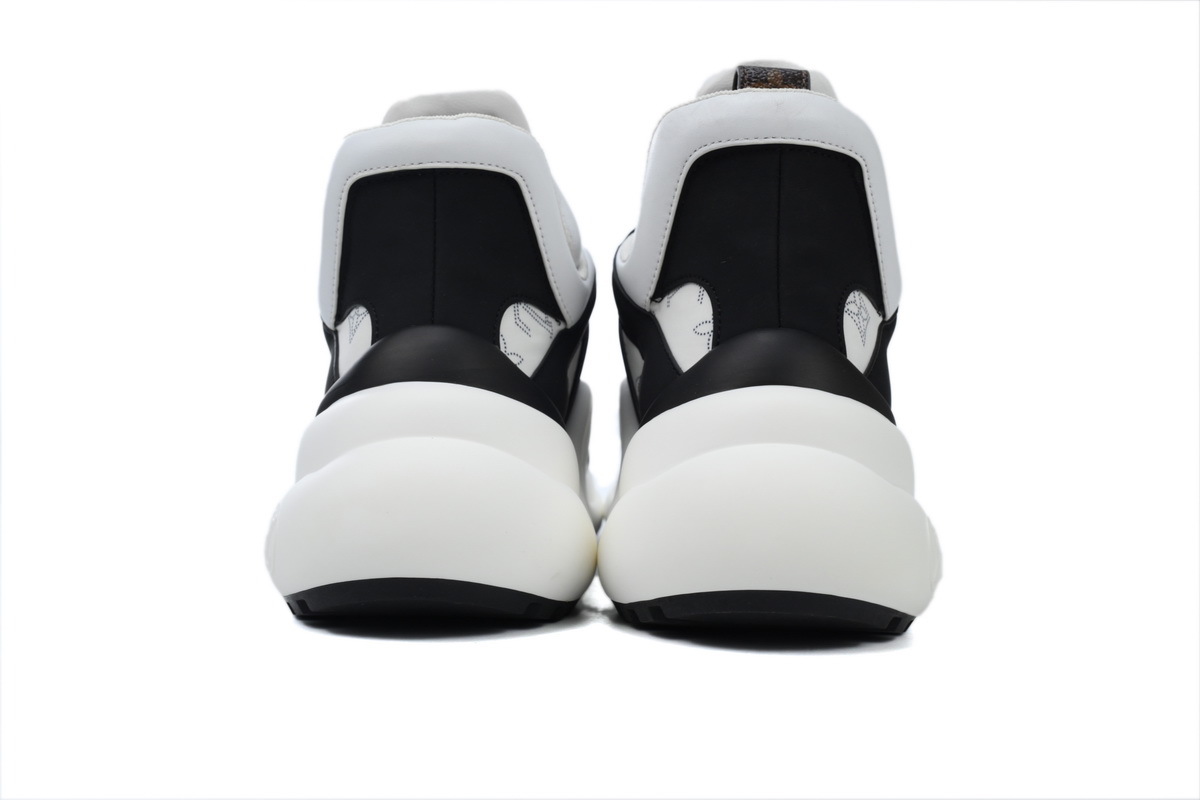Louis Vuitton LV Archlight White Black Monogram Strap Sneakers