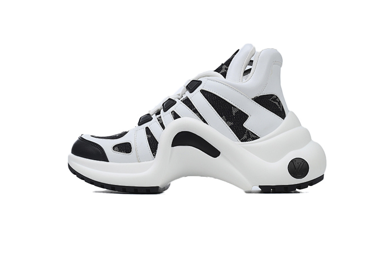 Louis Vuitton LV Archlight Black White Monogram Sneakers