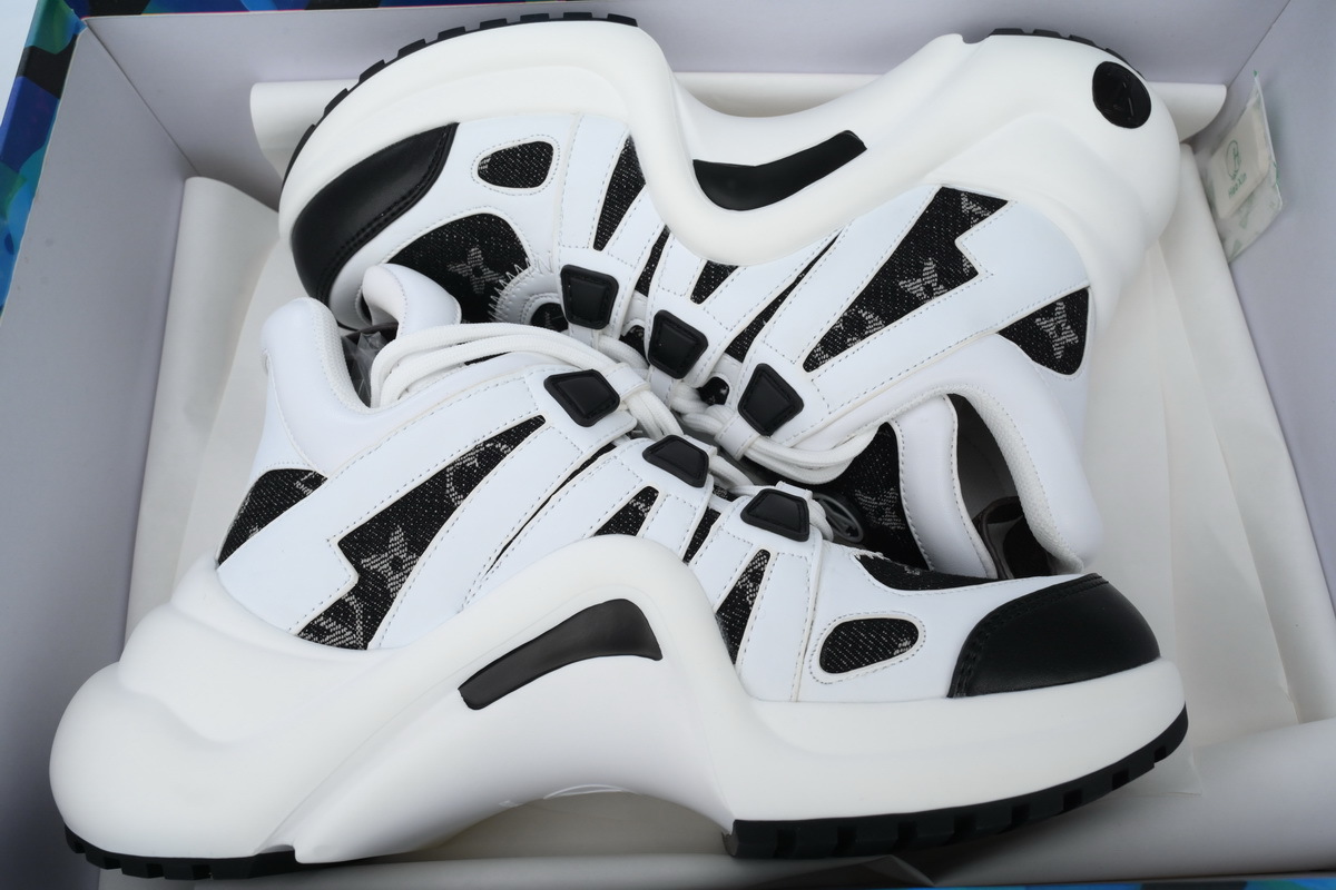 Louis Vuitton LV Archlight Black White Monogram Sneakers