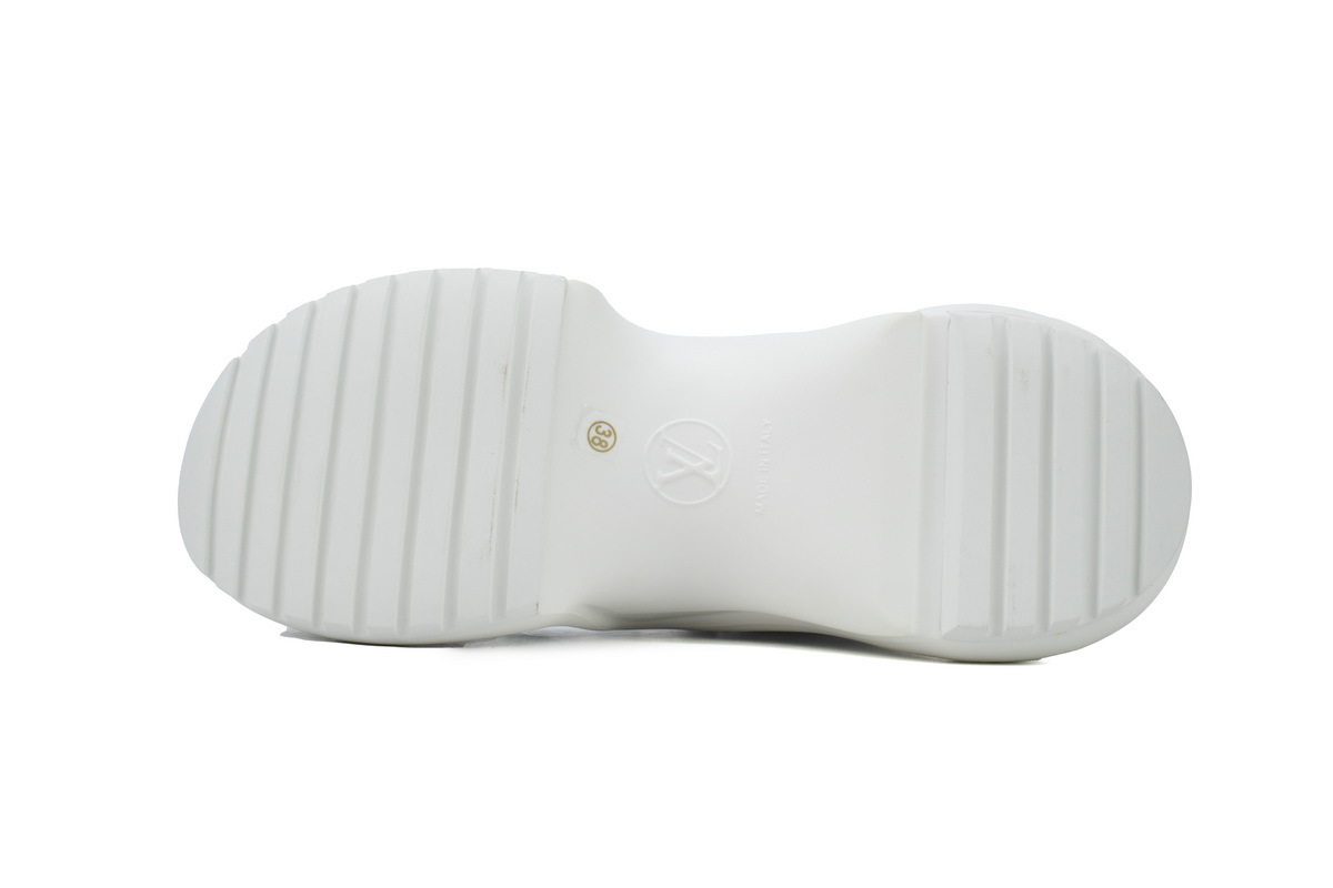 Louis Vuitton LV Archlight White Gray Monogram Mesh Leather Sneaker