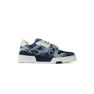Louis Vuitton Casual shoes Blue Denim Fabric 02