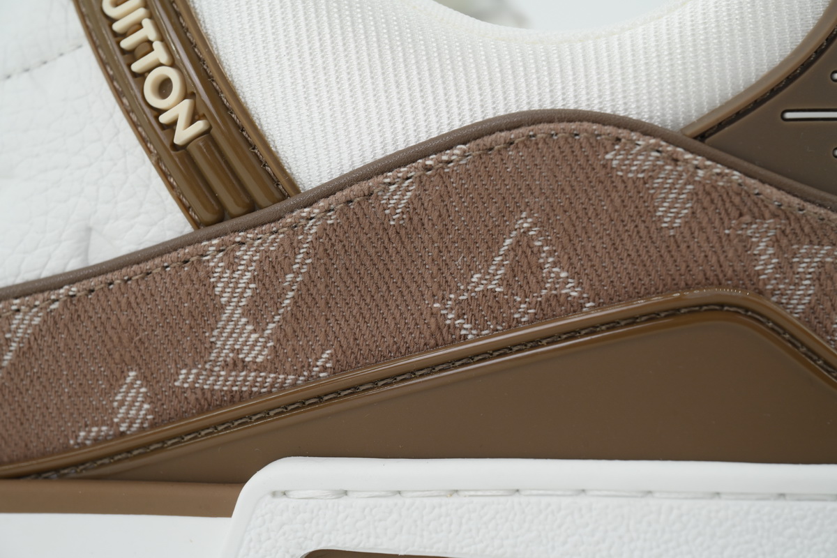 Louis Vuitton LV Trainer Brown White Monogram Sneakers