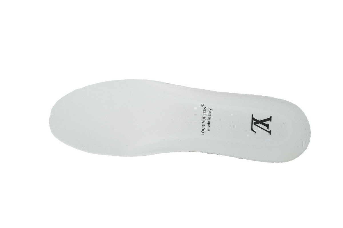 Louis Vuitton LV Trainer White Black Logo Sneakers