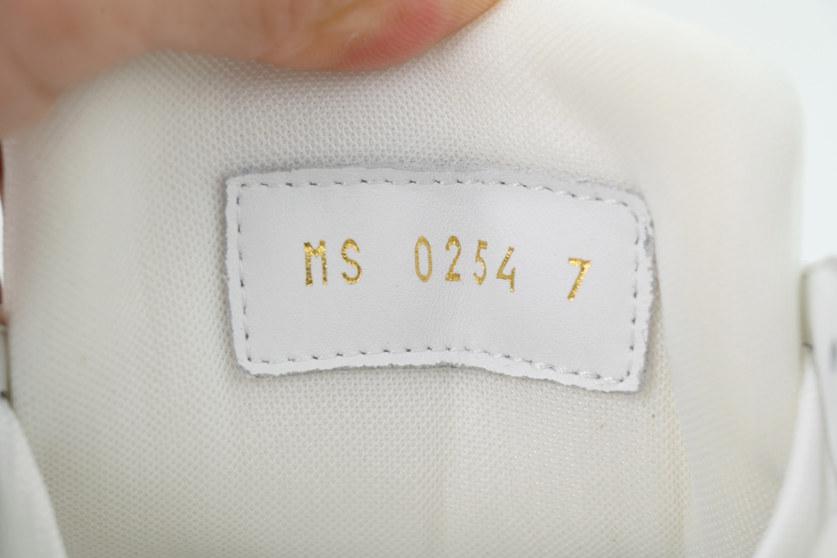 Louis Vuitton LV Trainer White Black Logo Sneakers