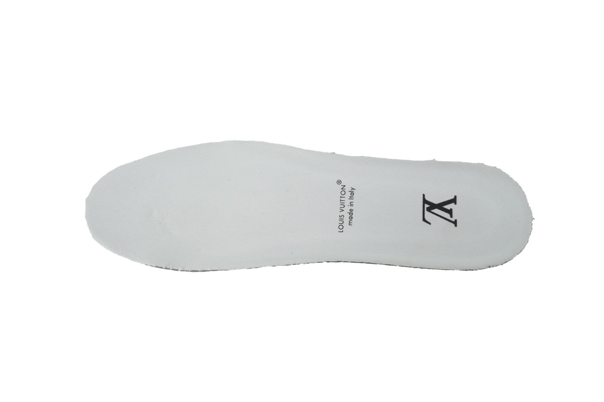 Louis Vuitton LV Trainer White Silver Studded Sneakers