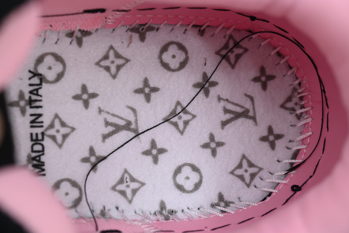 Louis Vuitton LV Trainer North Black Pink Sneakers