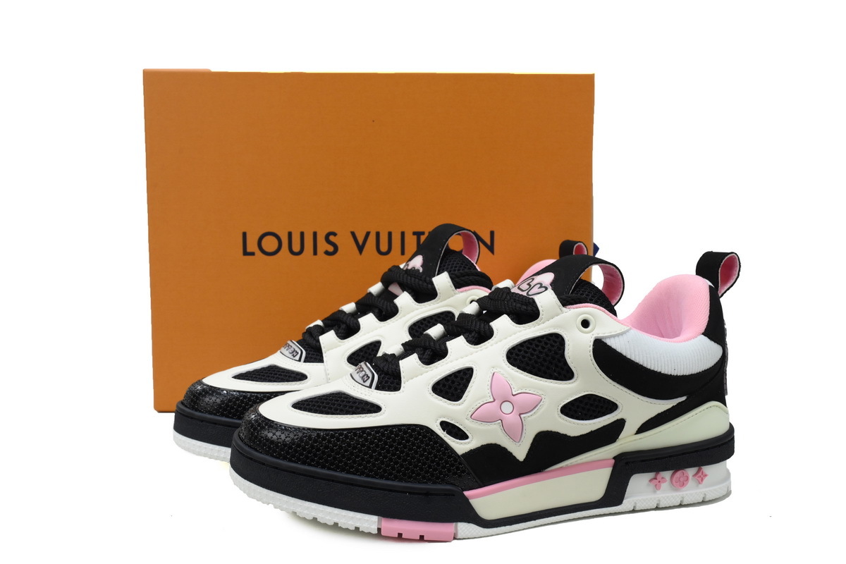 Louis Vuitton LV Trainer North Black Pink Sneakers