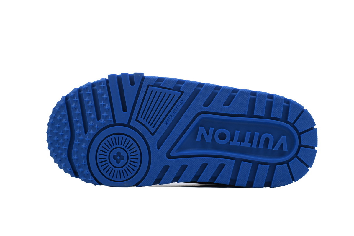 Louis Vuitton LV Trainer Maxi Royal Blue Crystal Monogram Sneaker