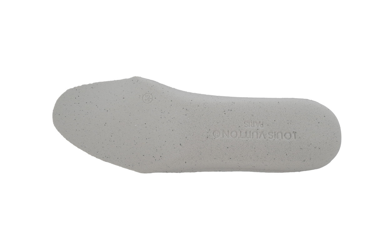 Louis Vuitton LV Trainer Maxi Silver Crystal White Sneaker