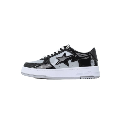  BATHING APE Black Light Gray OXZ-SHMX30-4911P 01
