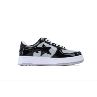  BATHING APE Black Light Gray OXZ-SHMX30-4911P 02