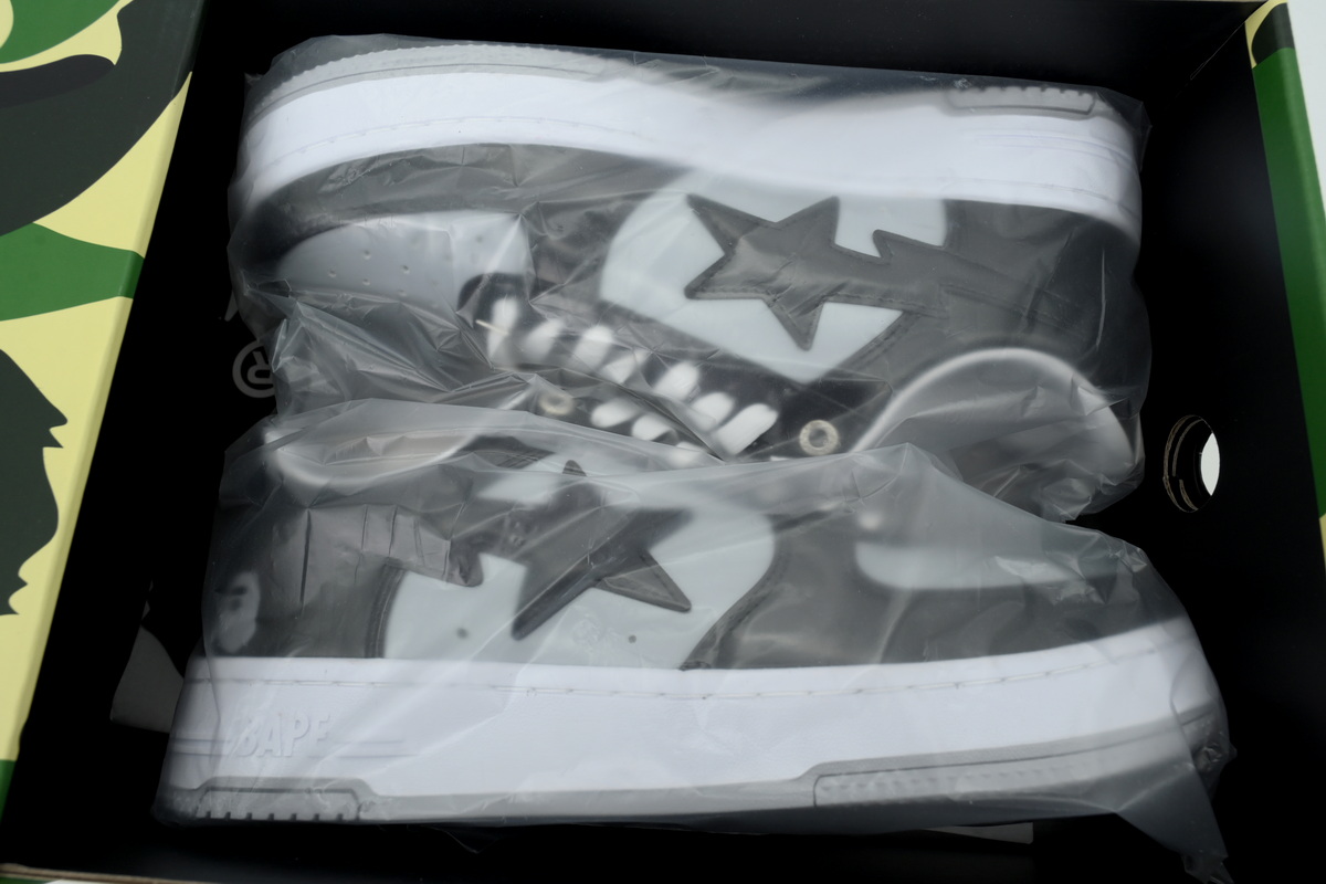  BATHING APE Black Light Gray OXZ-SHMX30-4911P