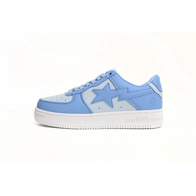 OZXSHM-191-006K A Bathing Ape Bape Sta Low All Sky Blue 01