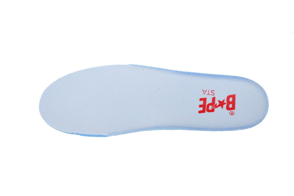 OZXSHM 191 306M A Bathing Ape Bape Sta Low White Red Star