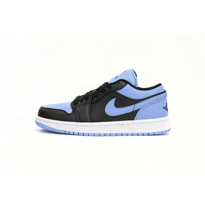 Travis Scott   Air Jordan 1 Low New Black Blue 01