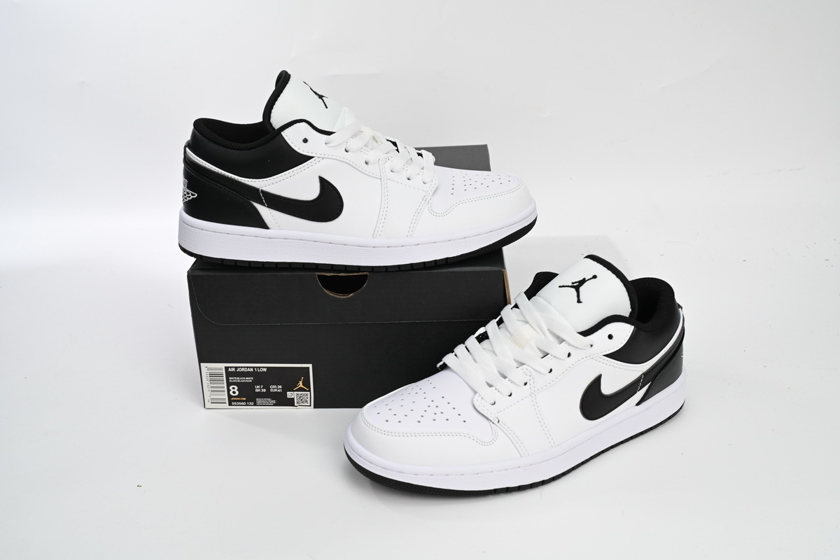   Air Jordan 1 Low White Black Travis Scott 553558132