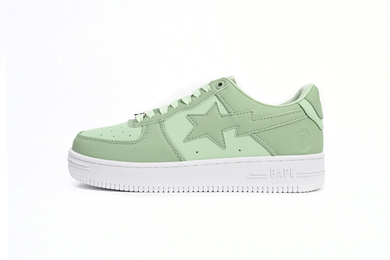 Bathing Ape Bape Sta Low Verde manzana ZXSH M191 006K 