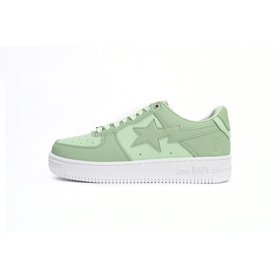 Bathing Ape Bape Sta Low Verde manzana ZXSH M191 006K  01