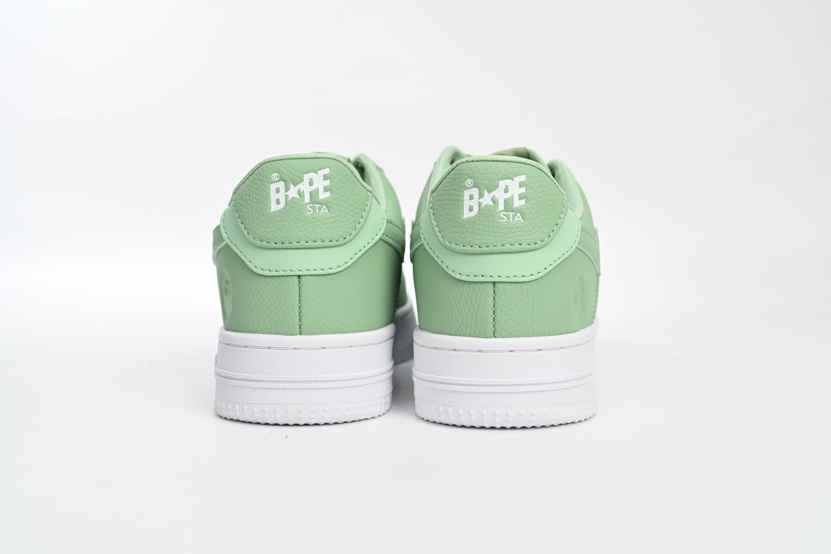 Bathing Ape Bape Sta Low Verde manzana ZXSH M191 006K 