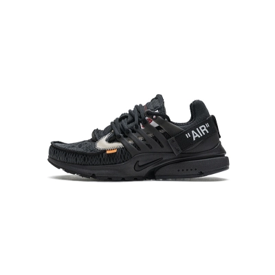 Nike Air Presto Off-White Noir AA3830-002  01