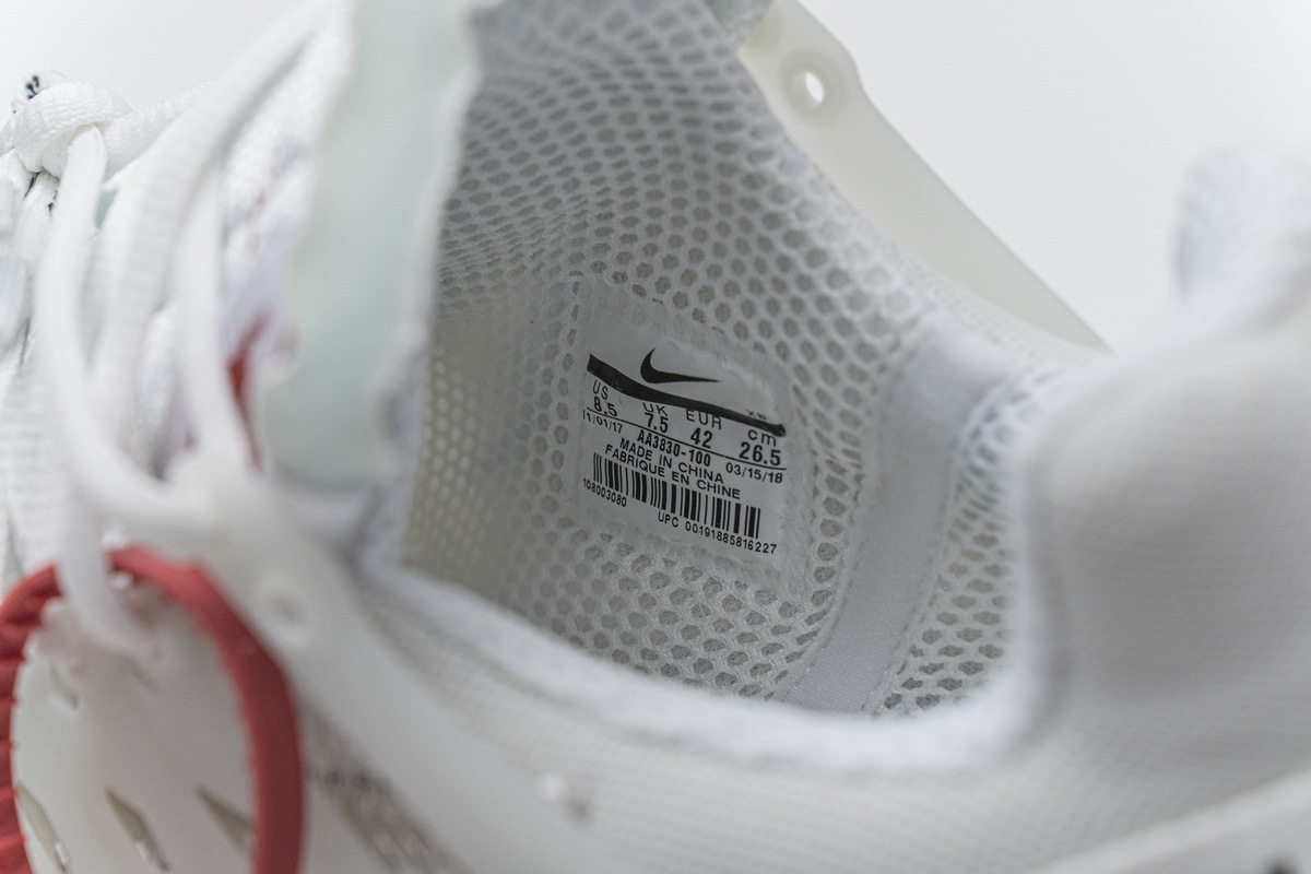  OFF-WHITE  Nike Air Presto Blanco AA3830-100