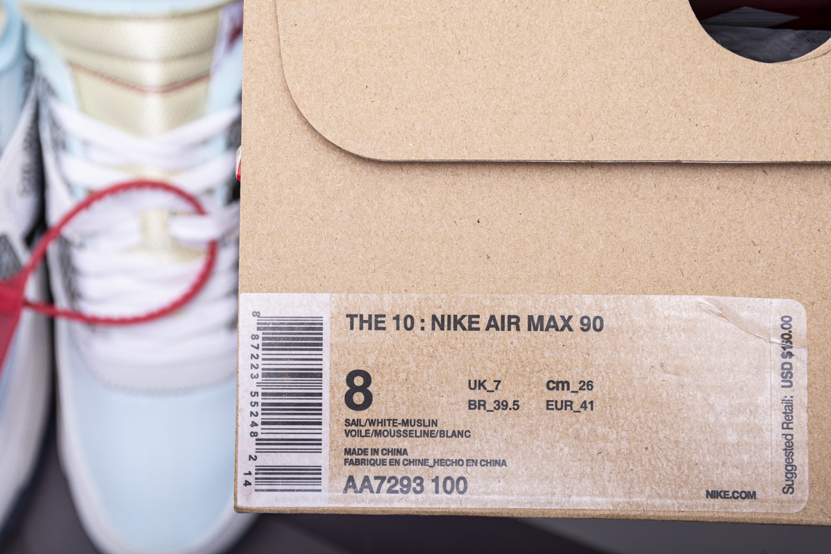 Off White Nike Air Max 90 AA7293-100 