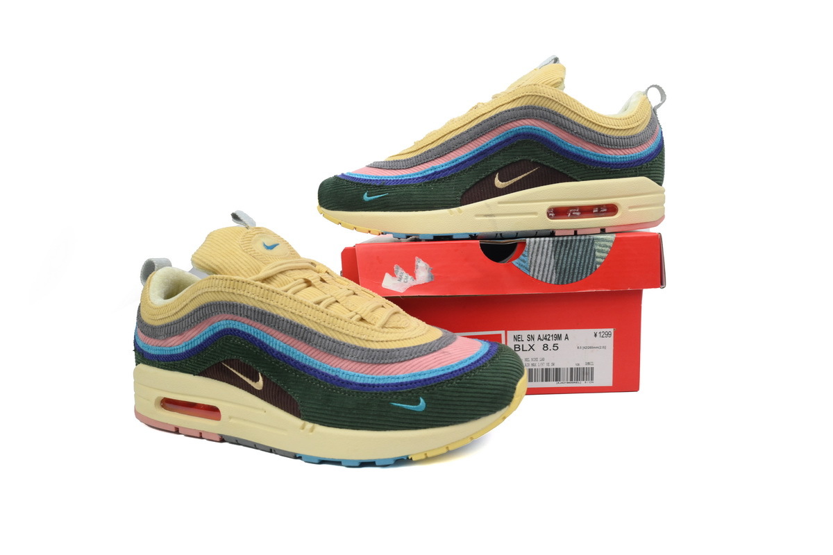  OFF-WHITE  Nike Air Max 97 - Fecha de lanzamiento - Gorra de pana AJ4219-400 MAX97