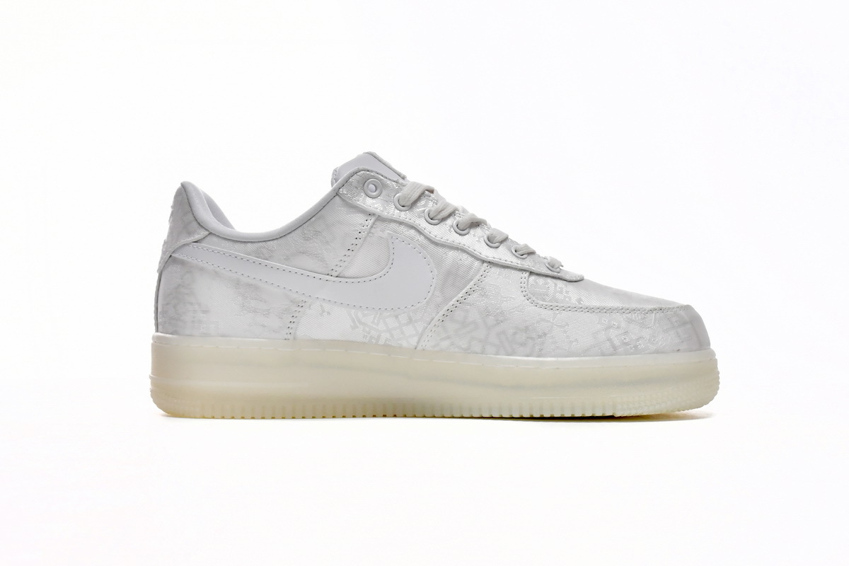 CLOT Nike Air Force 1 Low Premium White Silk AO9286-100 