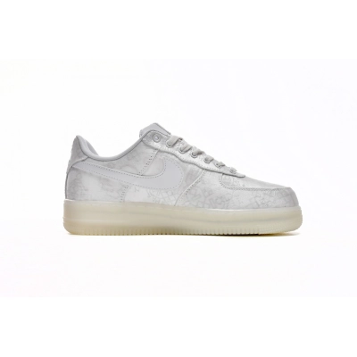 CLOT Nike Air Force 1 Low Premium White Silk AO9286-100  02