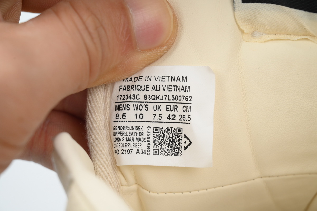 Converse  Rick Owens DRKSHDW Weapon Milk 172343C