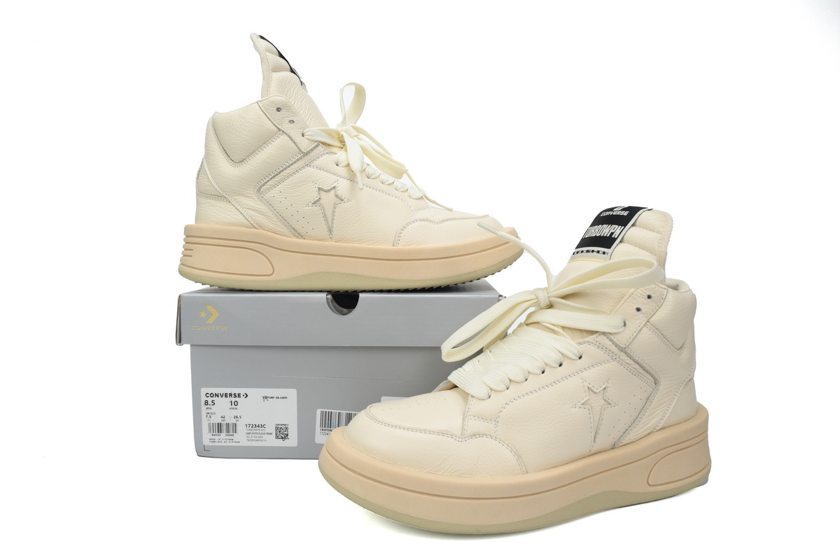Converse  Rick Owens DRKSHDW Weapon Milk 172343C