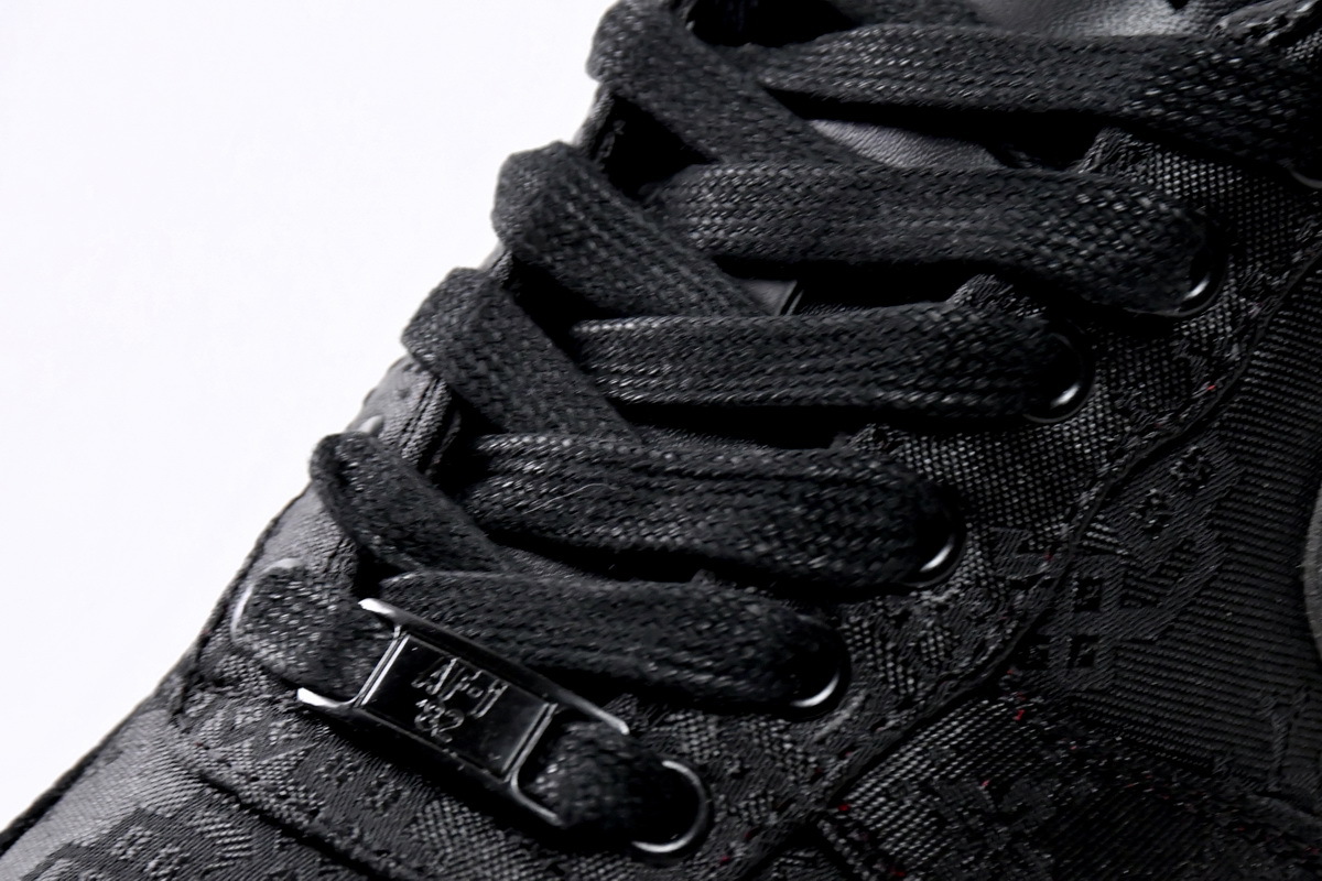 Fragment Design CLOT Nike Air Force 1 Low Black Silk CZ3986-001 