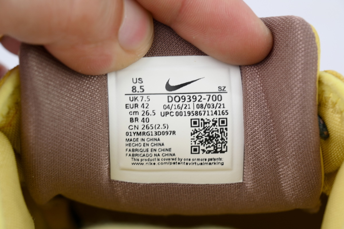 Travis Scott Nike Air Max 1 Saturn Gold DO9392-700
