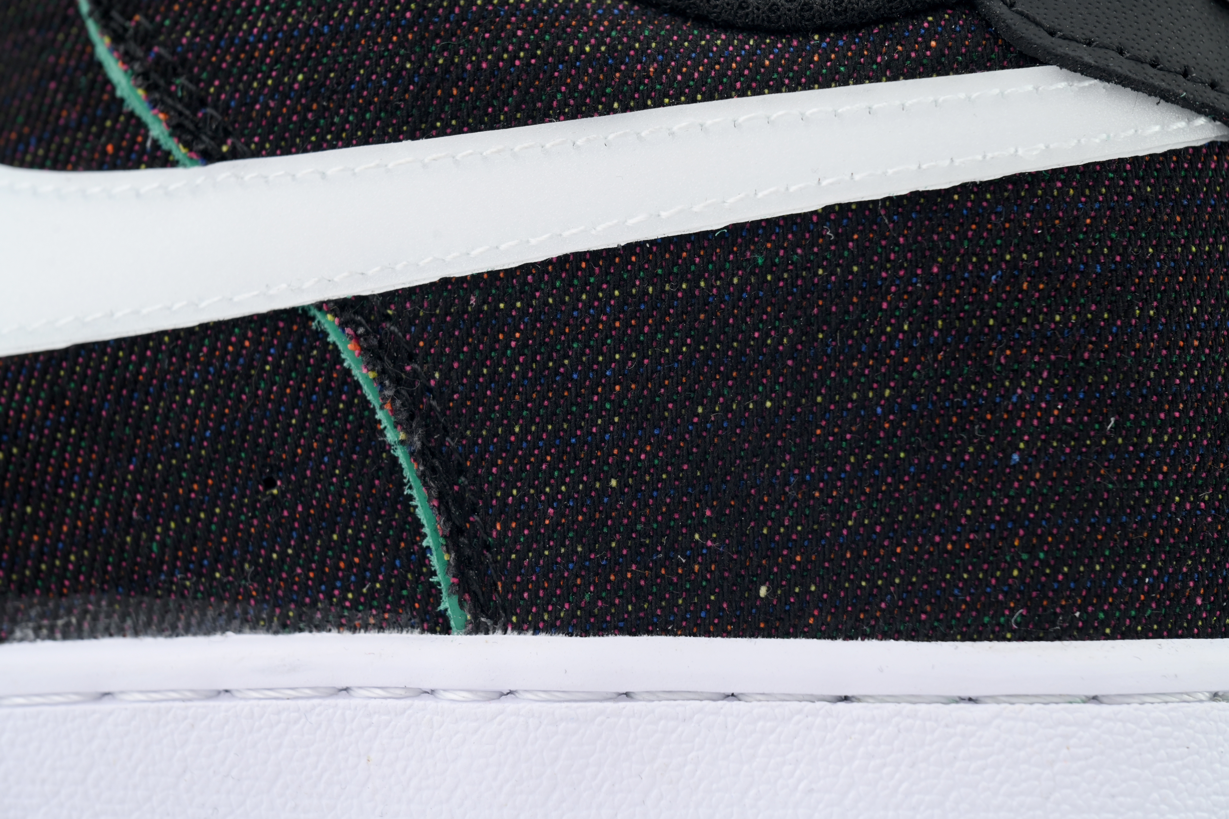 Nike Air Force 1 07 Low Black Denim Sneakers FN8883-011