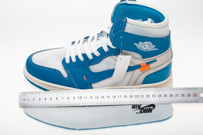 Air Jordan 1 Off White UNC North Carolina Blue AQ0818 148