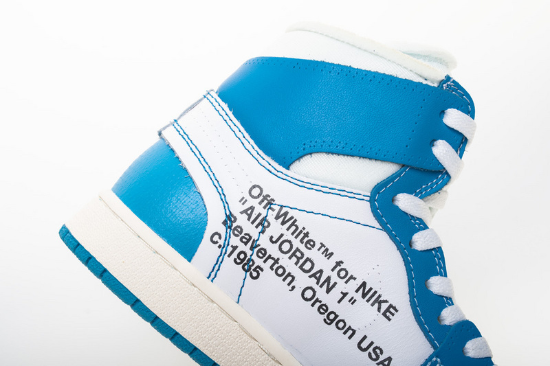 Air Jordan 1 Off White UNC North Carolina Blue AQ0818 148