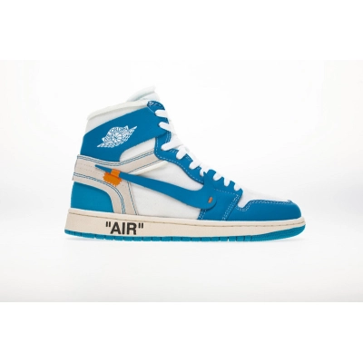 Air Jordan 1 Off White UNC North Carolina Blue AQ0818 148 02