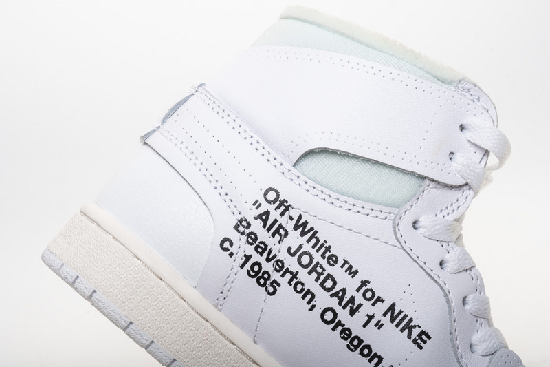 OFF WHITE   Air Jordan 1 AQ0818-100 White