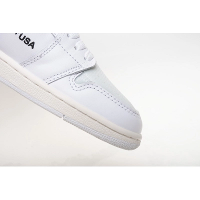 OFF WHITE   Air Jordan 1 AQ0818-100 White 02